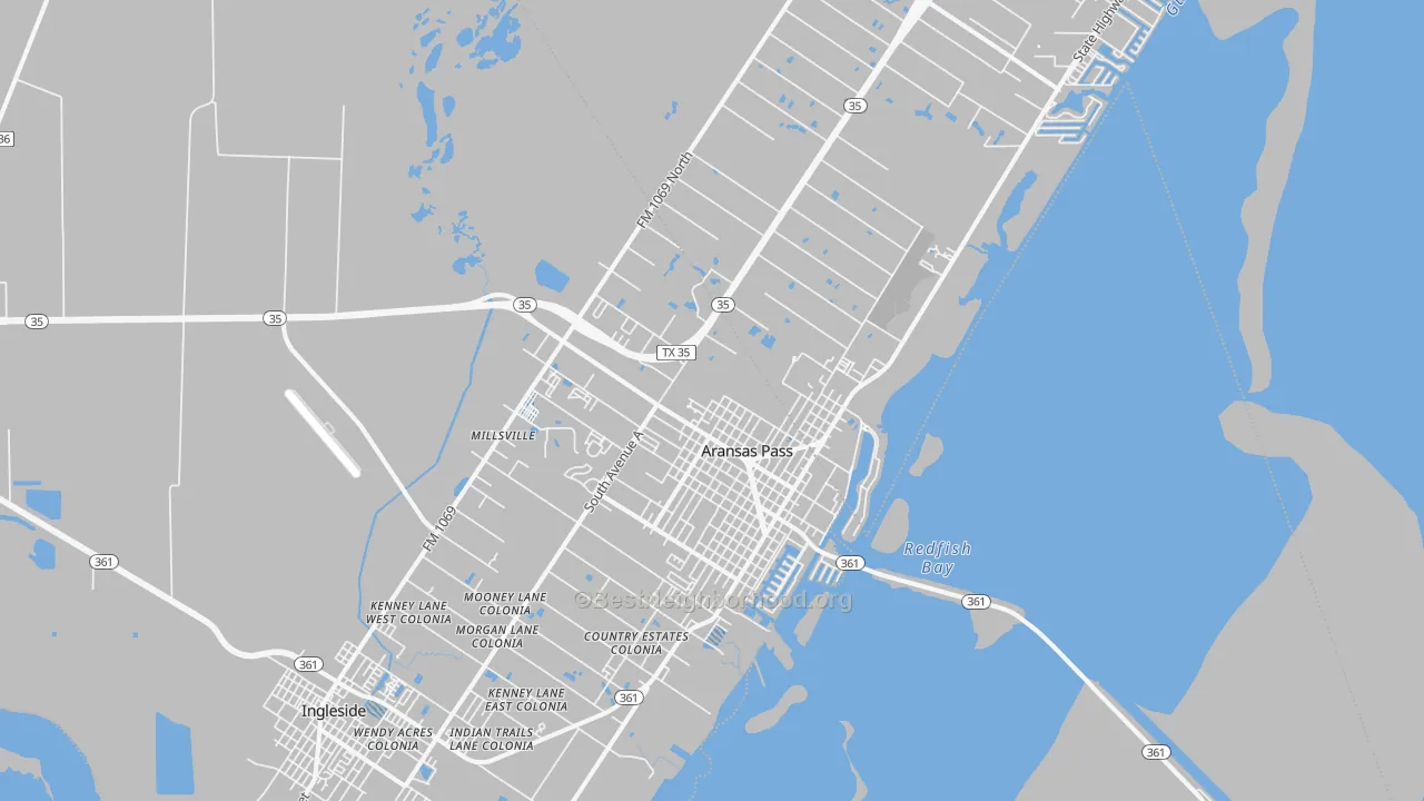 Transit Grade map of 78336, TX