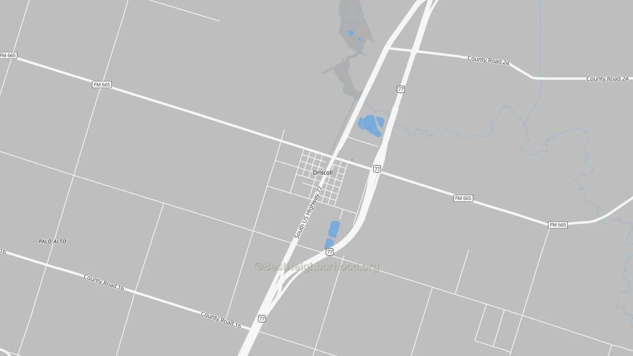 Transit Grade map of 78351, TX
