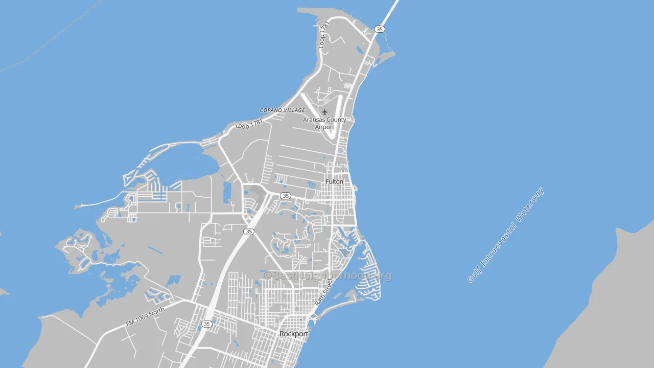 Transit Grade map of 78358, TX