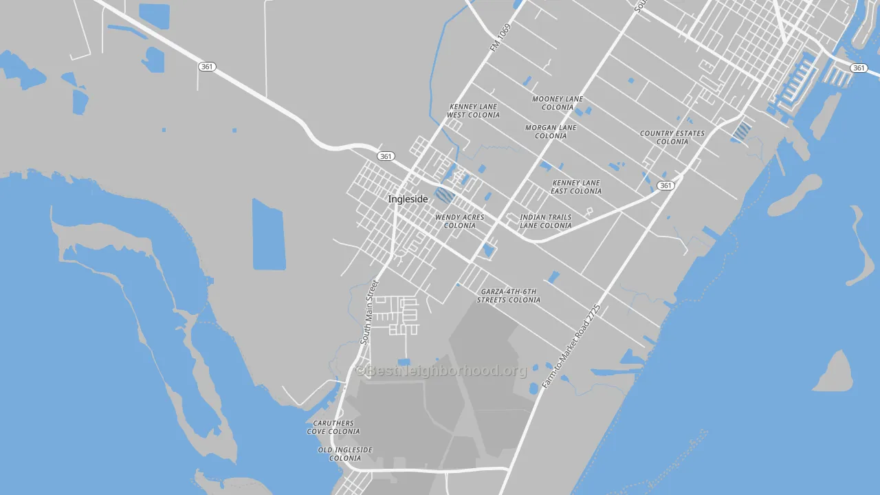 Transit Grade map of 78362, TX