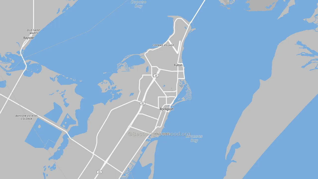 Transit Grade map of 78382, TX