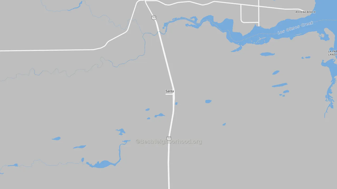 Transit Grade map of 78385, TX