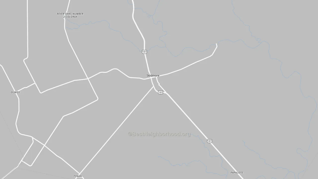 Transit Grade map of 78389, TX