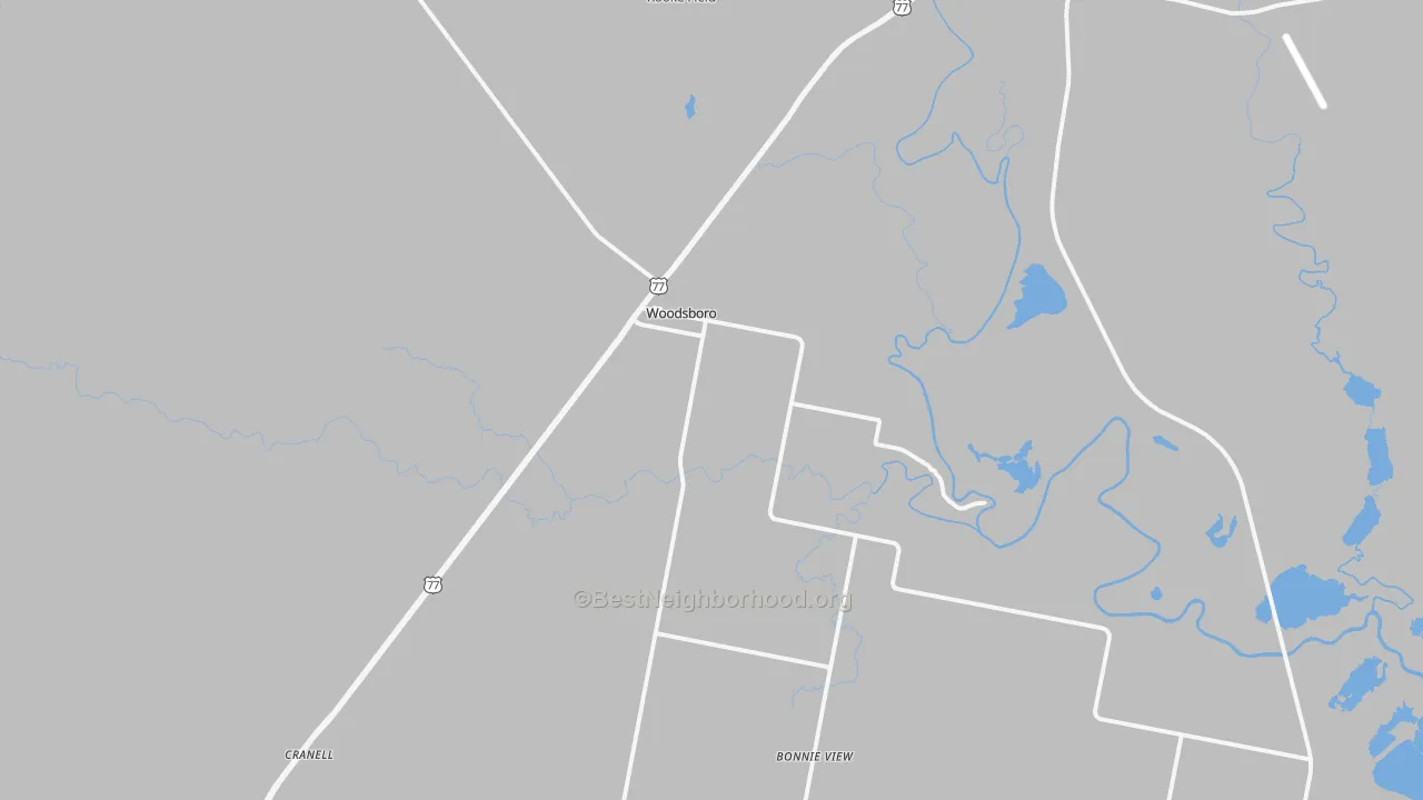 Transit Grade map of 78393, TX