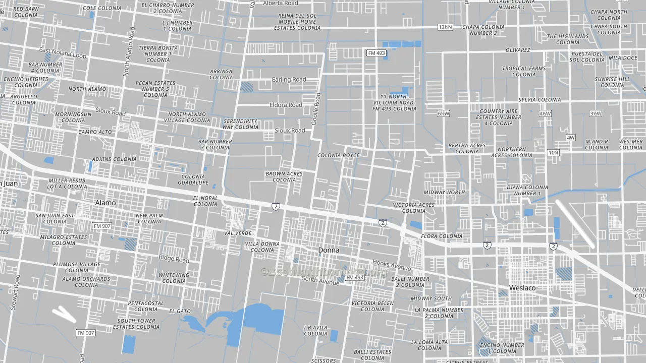 Transit Grade map of 78537, TX