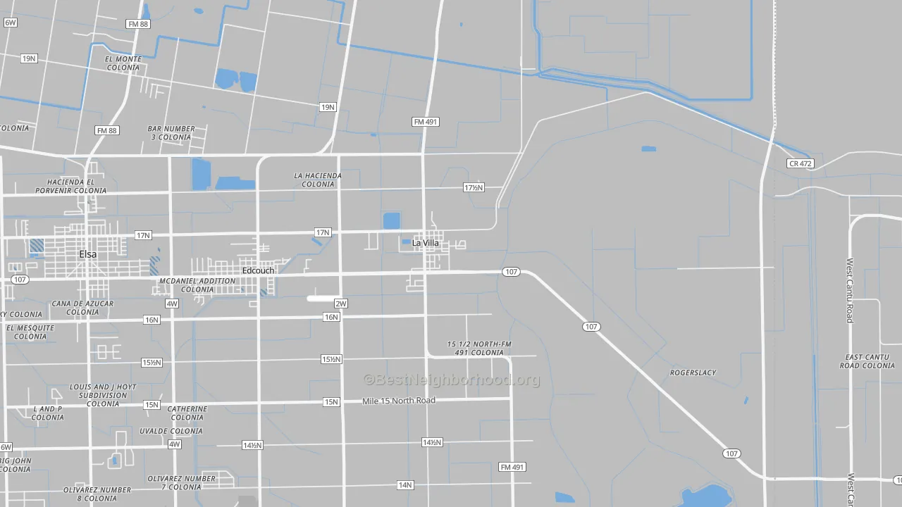 Transit Grade map of 78562, TX