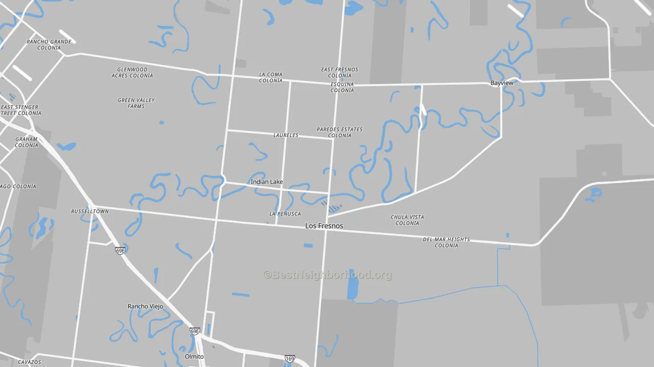 Transit Grade map of 78566, TX