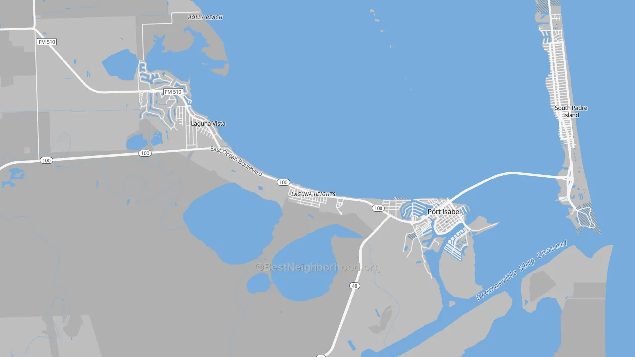 Transit Grade map of 78578, TX