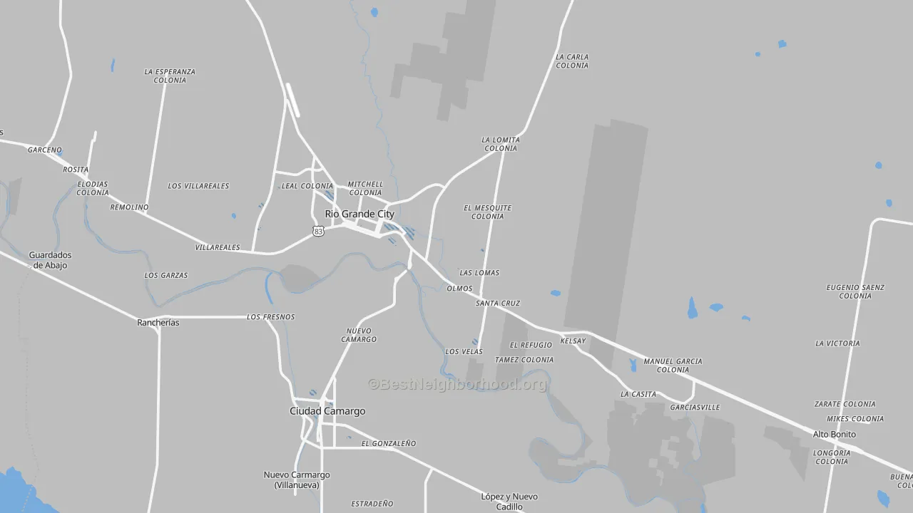 Transit Grade map of 78582, TX