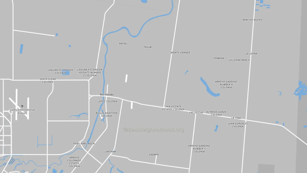 Transit Grade map of 78583, TX