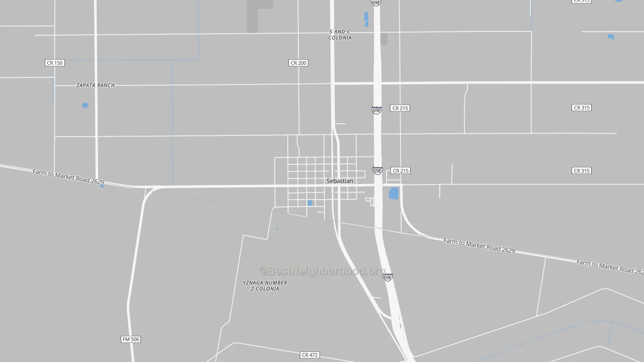 Transit Grade map of 78594, TX