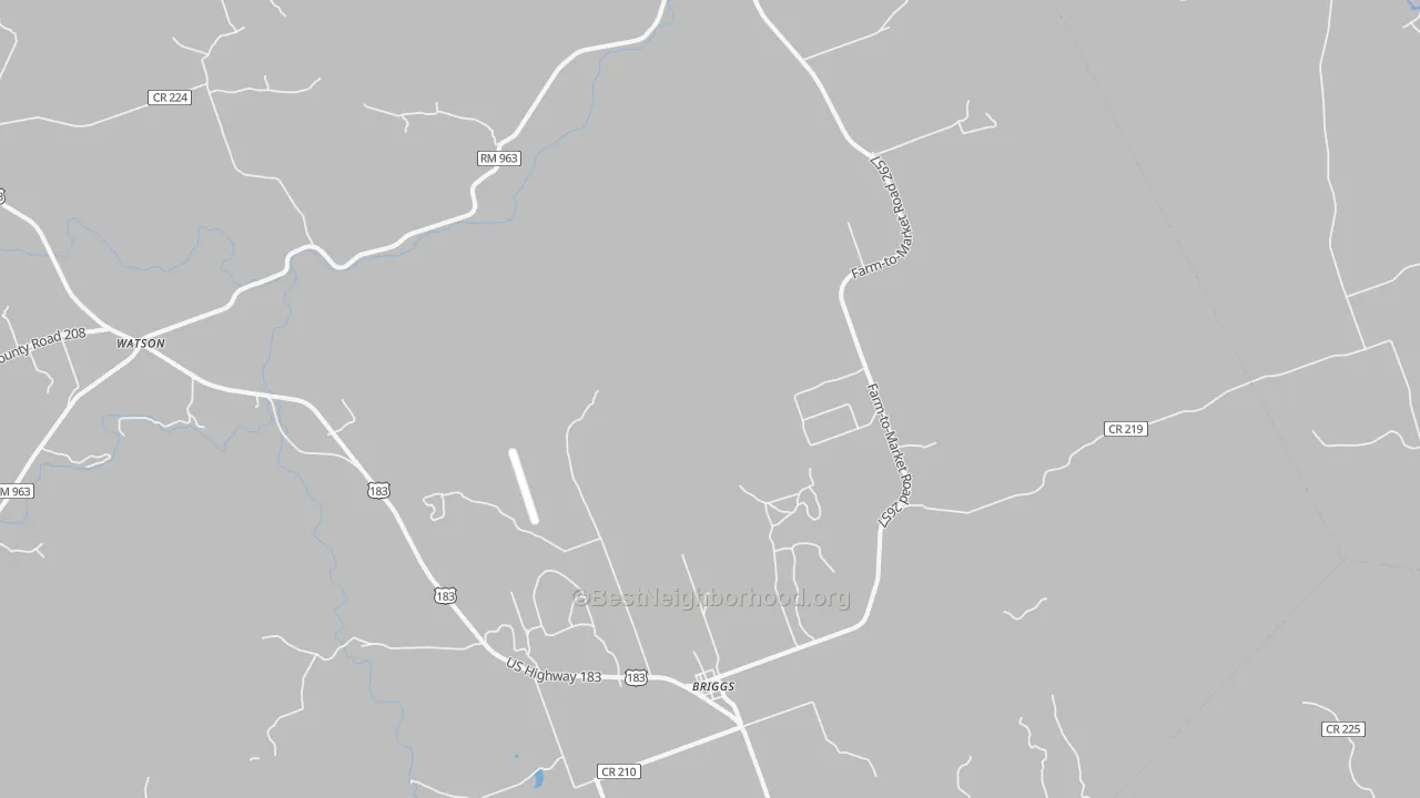 Transit Grade map of 78608, TX