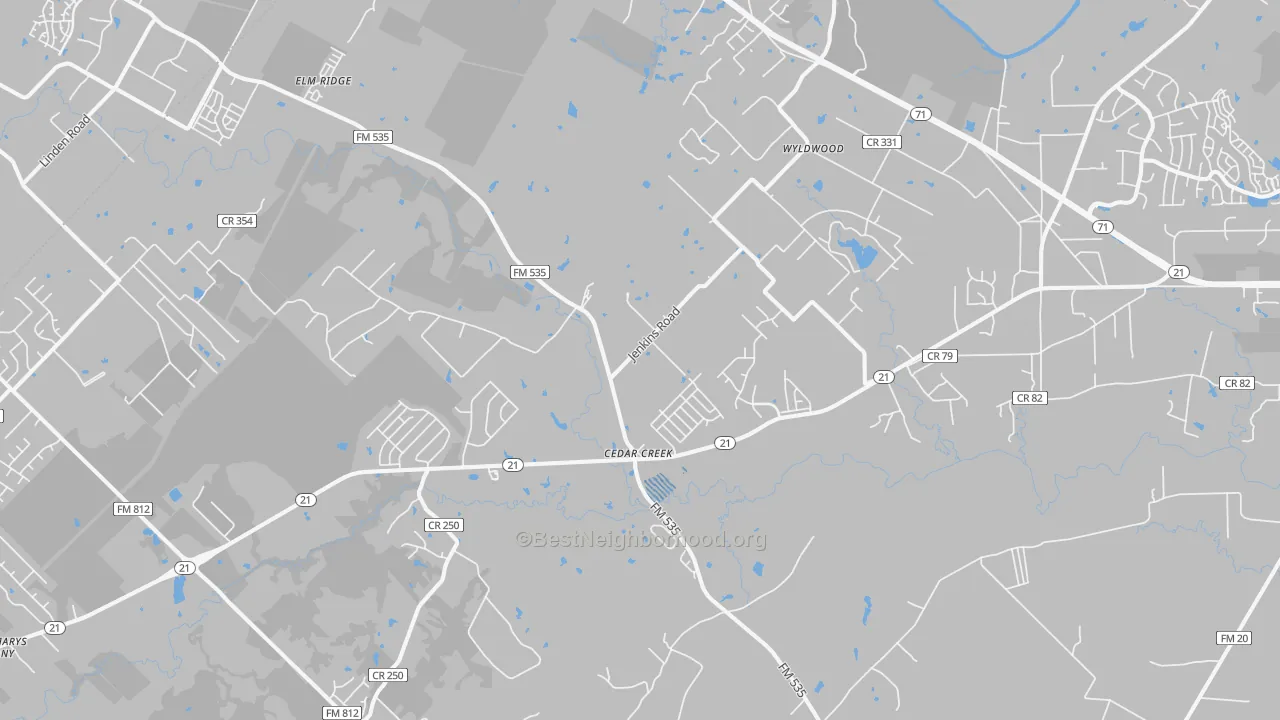 Transit Grade map of 78612, TX
