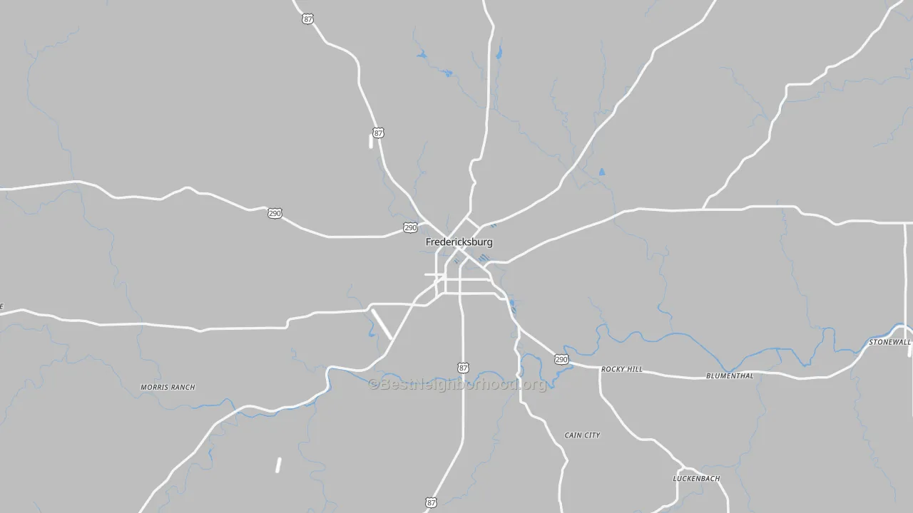 Transit Grade map of 78624, TX