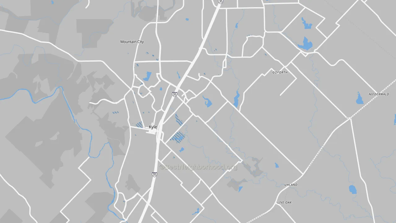 Transit Grade map of 78640, TX