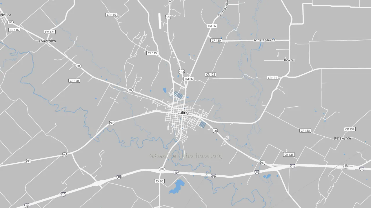 Transit Grade map of 78648, TX