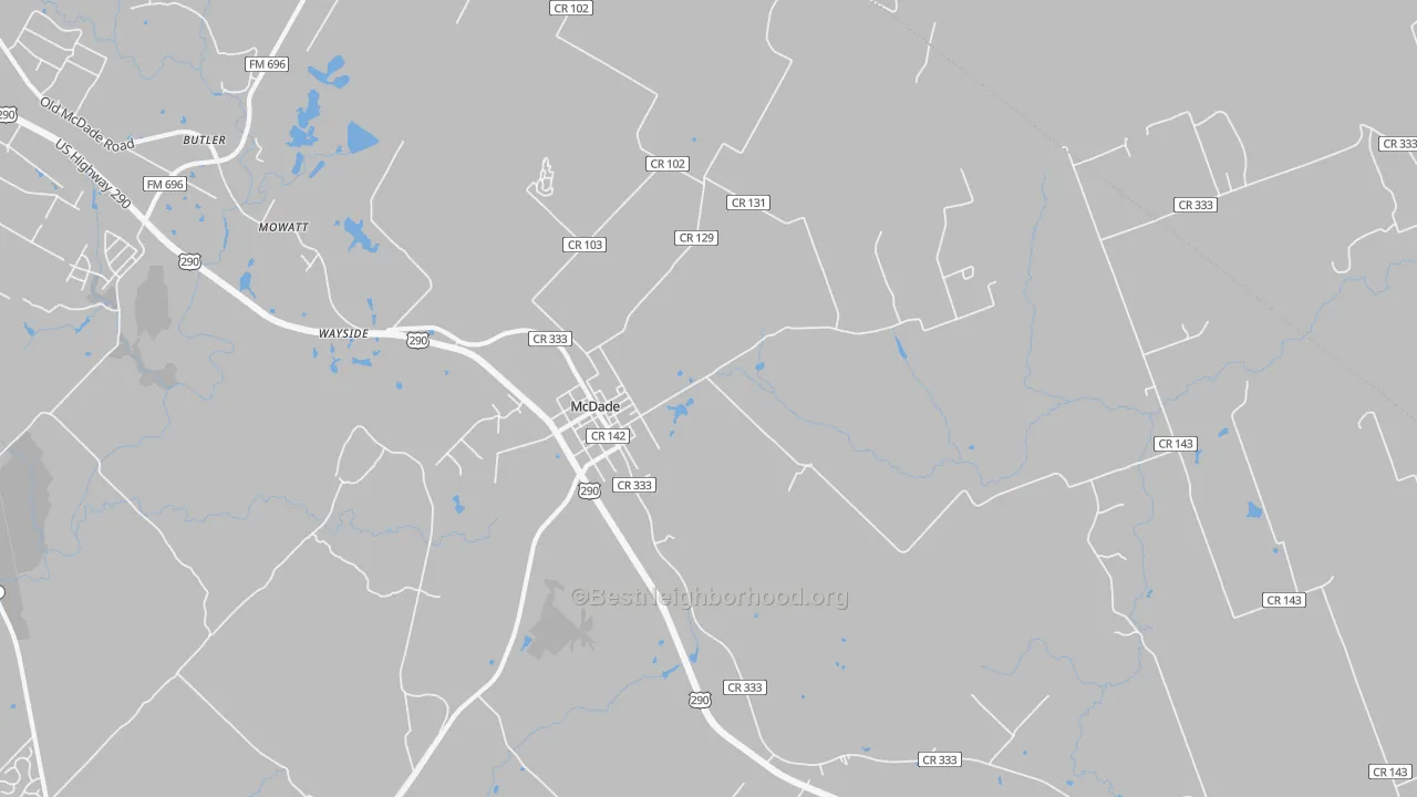 Transit Grade map of 78650, TX