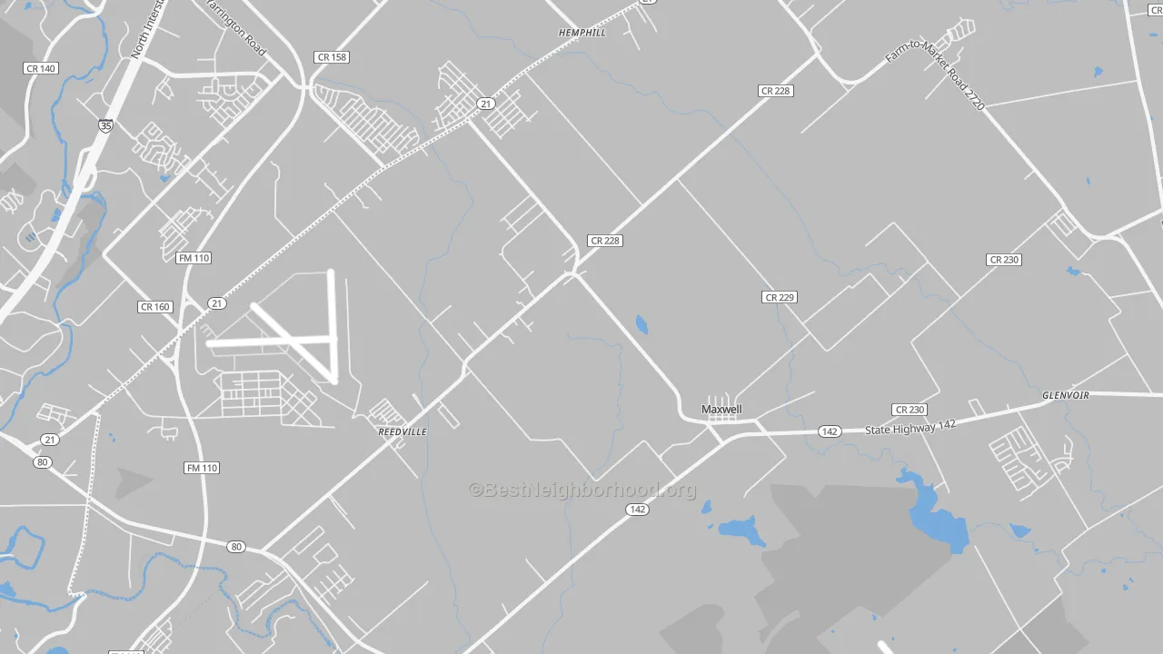 Transit Grade map of 78656, TX