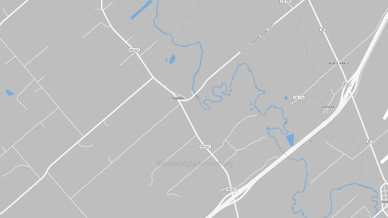 Transit Grade map of 78670, TX
