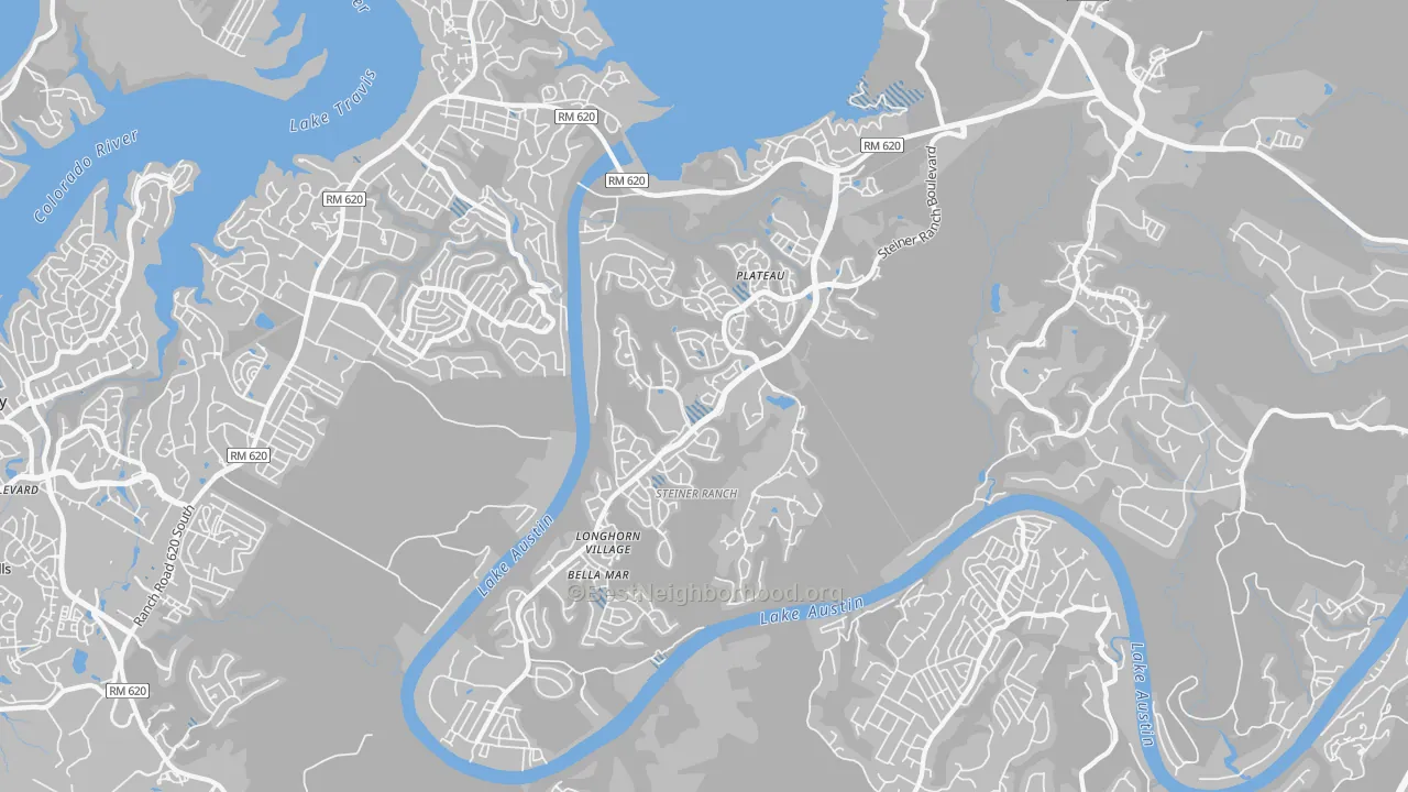 Transit Grade map of 78732, TX