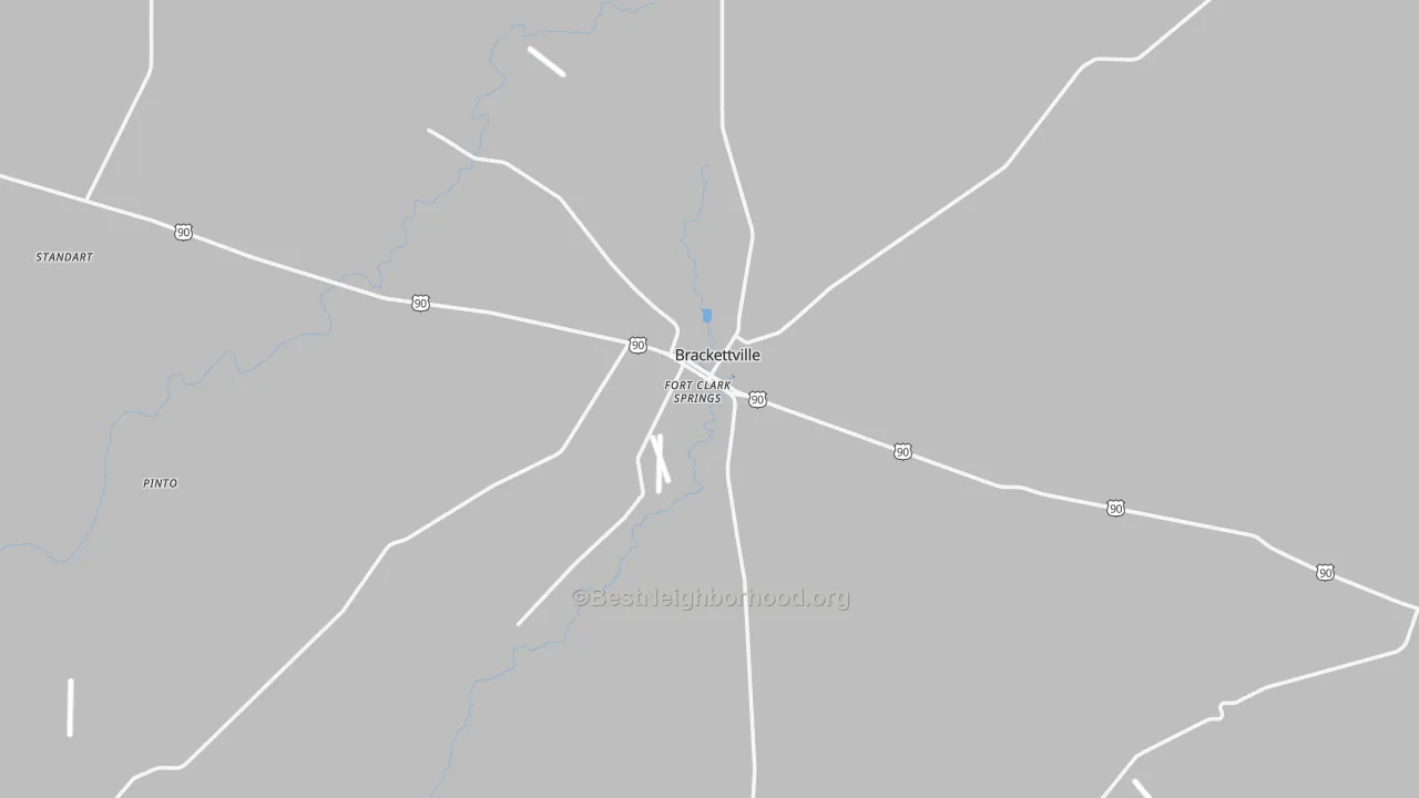 Transit Grade map of 78832, TX
