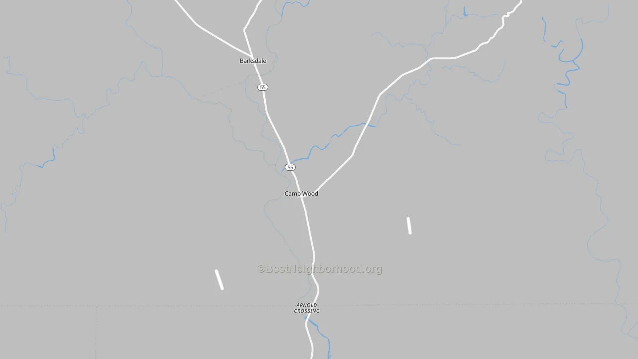 Transit Grade map of 78833, TX