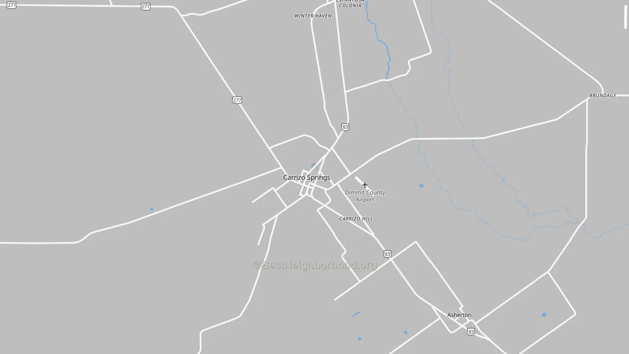 Transit Grade map of 78834, TX