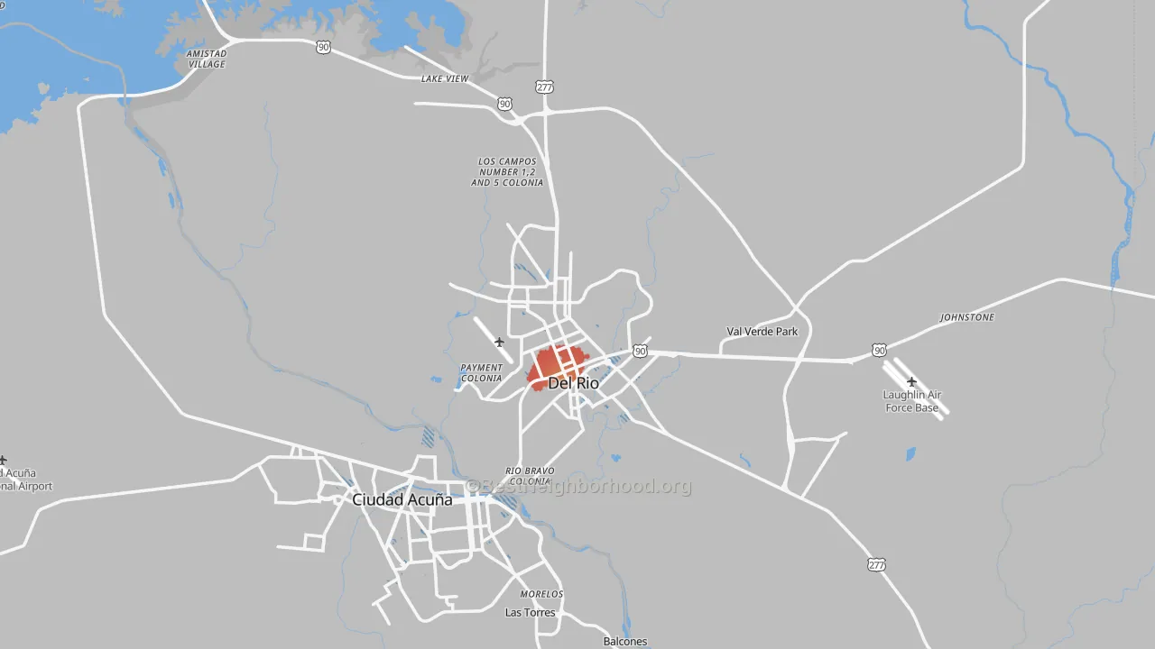 Transit Grade map of 78840, TX