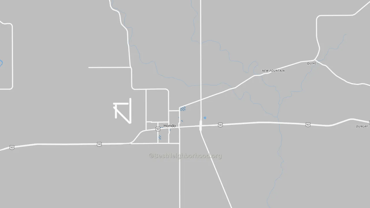 Transit Grade map of 78861, TX