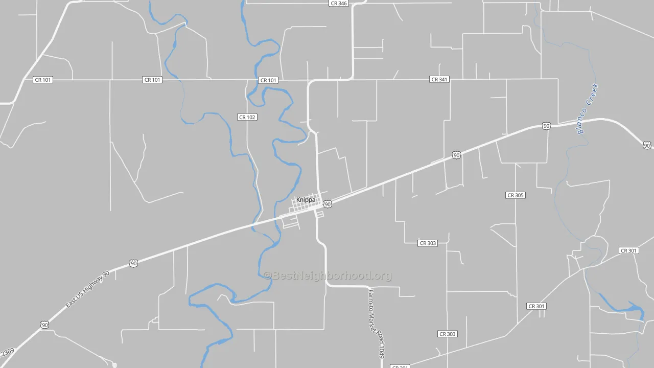 Transit Grade map of 78870, TX