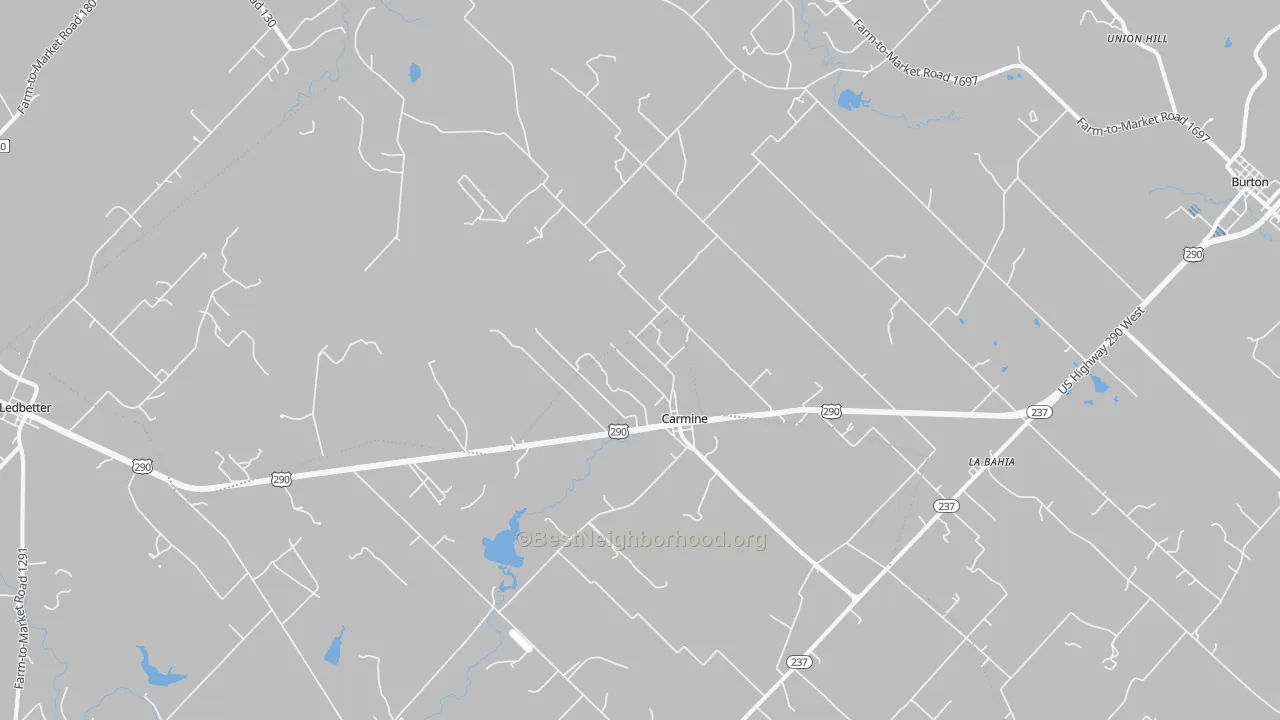 Transit Grade map of 78932, TX
