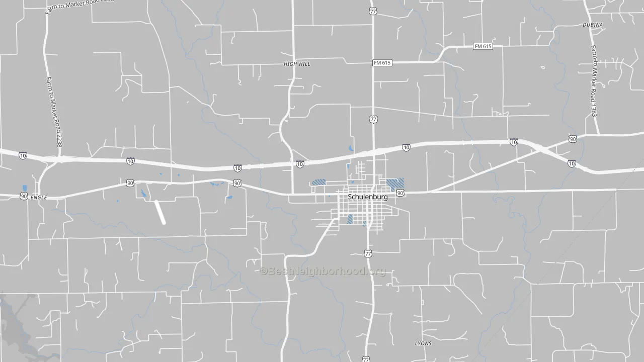Transit Grade map of 78956, TX