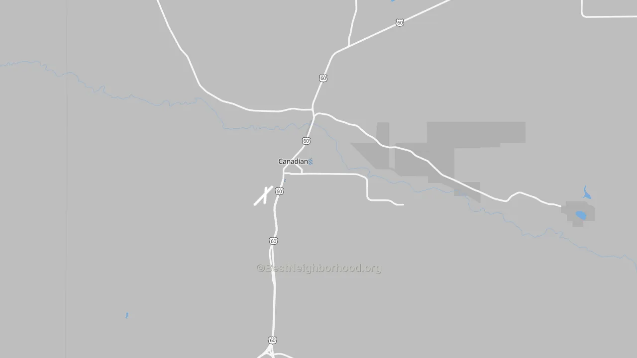 Transit Grade map of 79014, TX