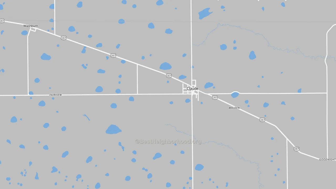 Transit Grade map of 79019, TX
