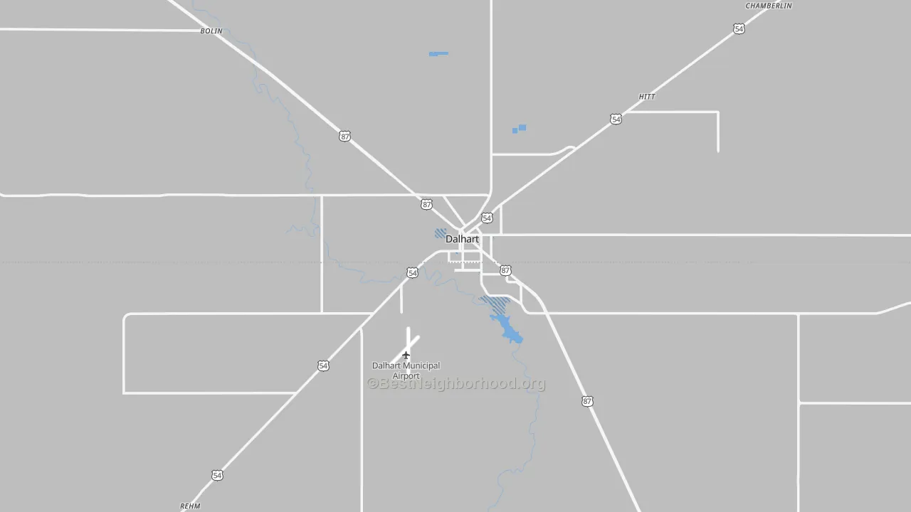 Transit Grade map of 79022, TX