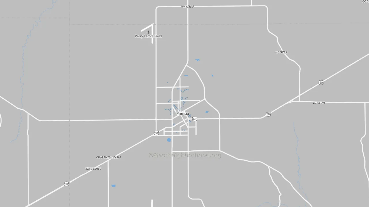 Transit Grade map of 79065, TX