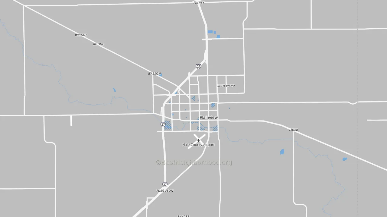 Transit Grade map of 79072, TX