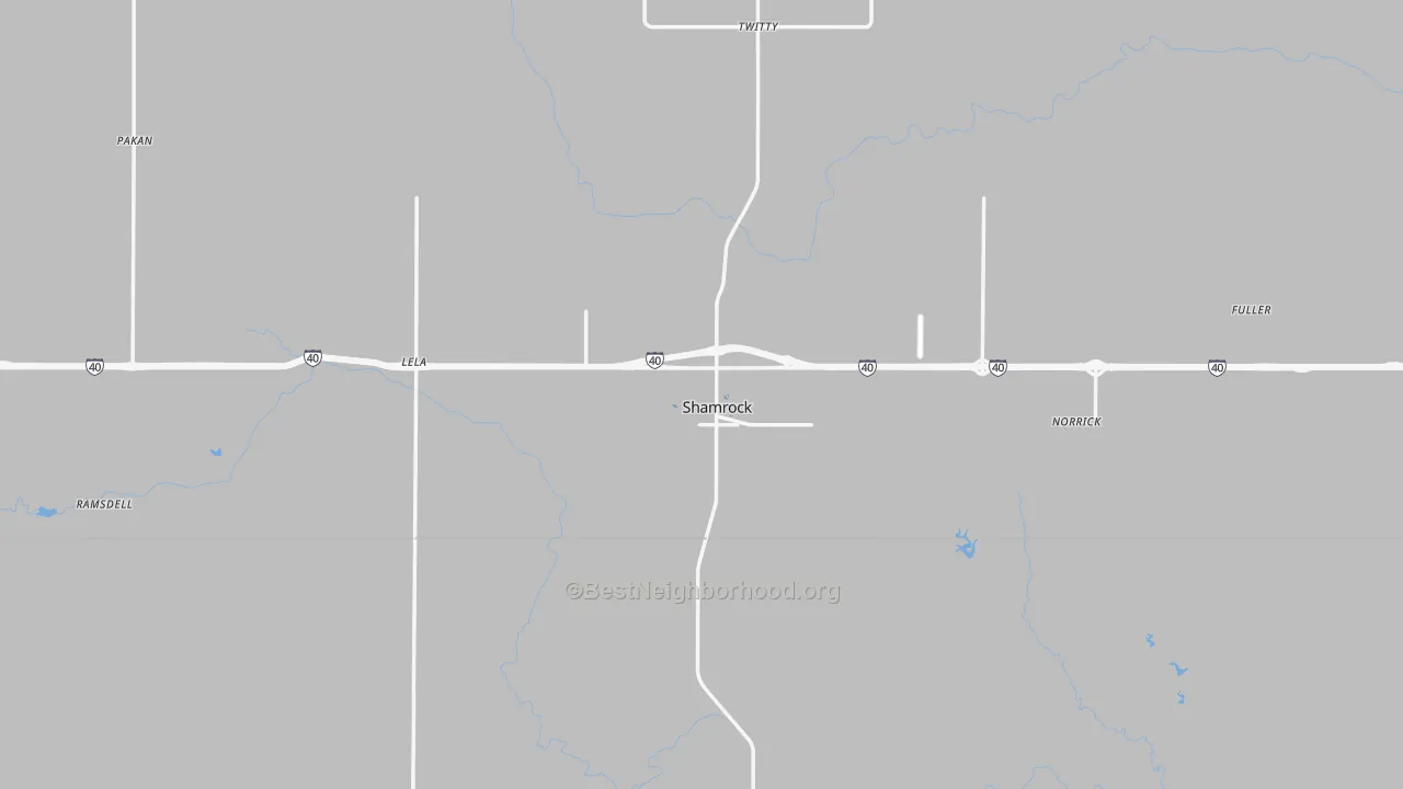 Transit Grade map of 79079, TX