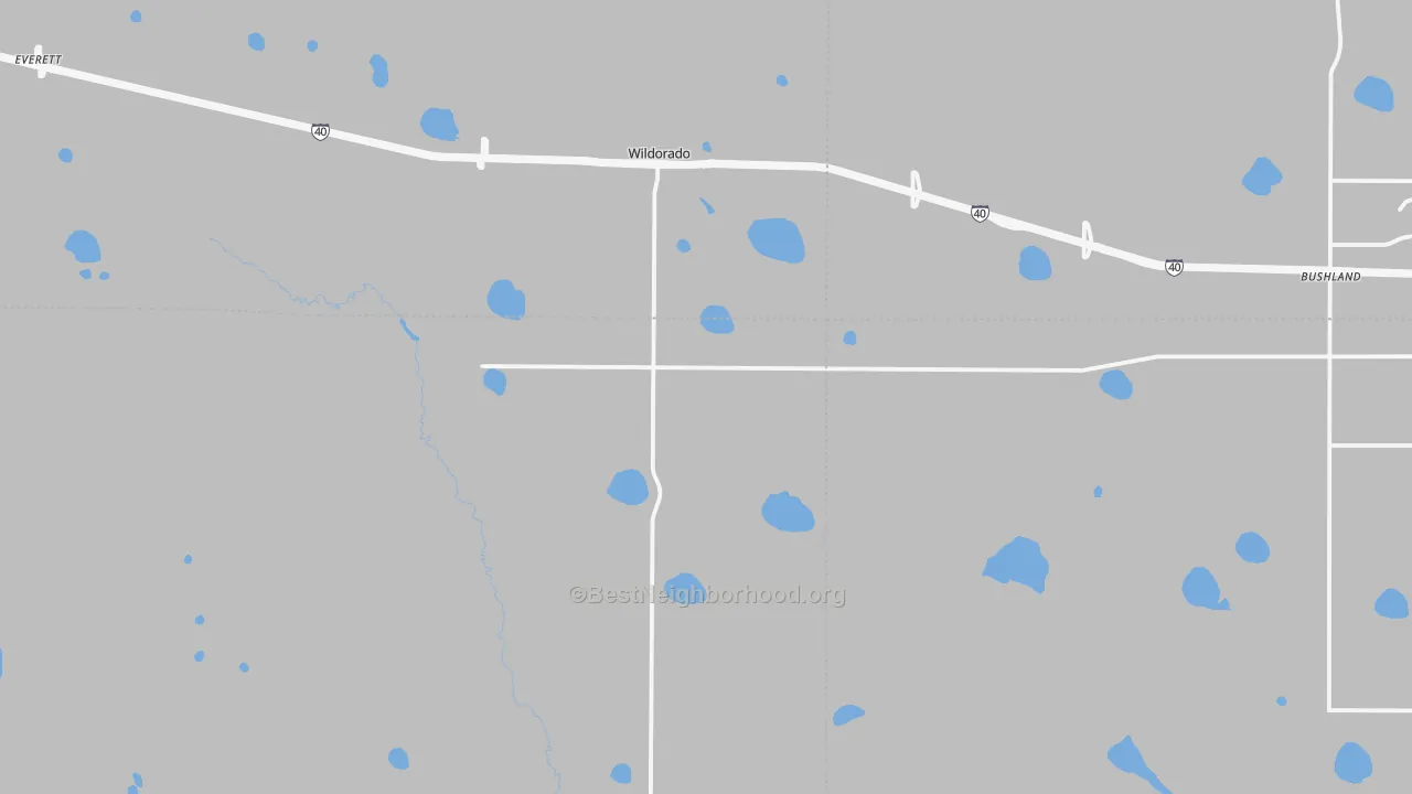 Transit Grade map of 79098, TX