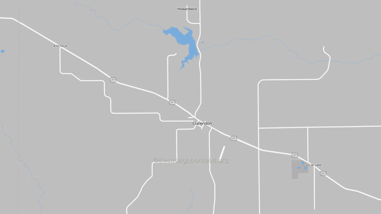 Transit Grade map of 79226, TX