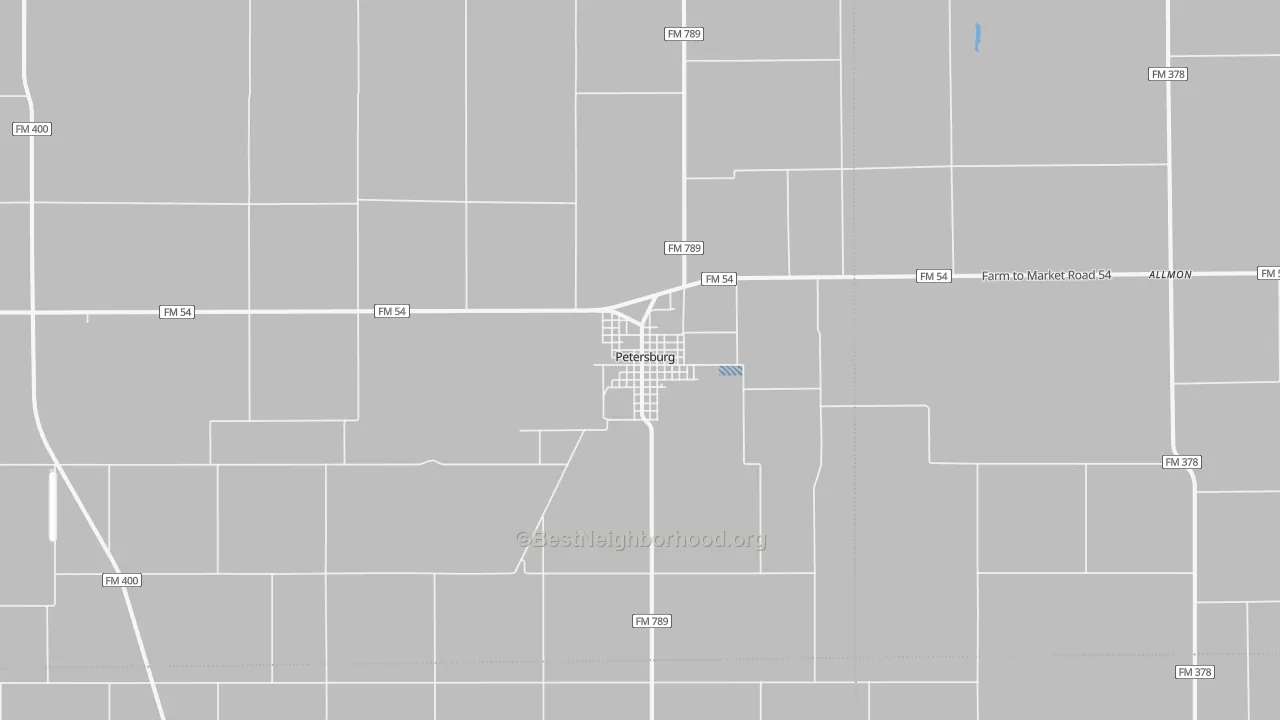 Transit Grade map of 79250, TX