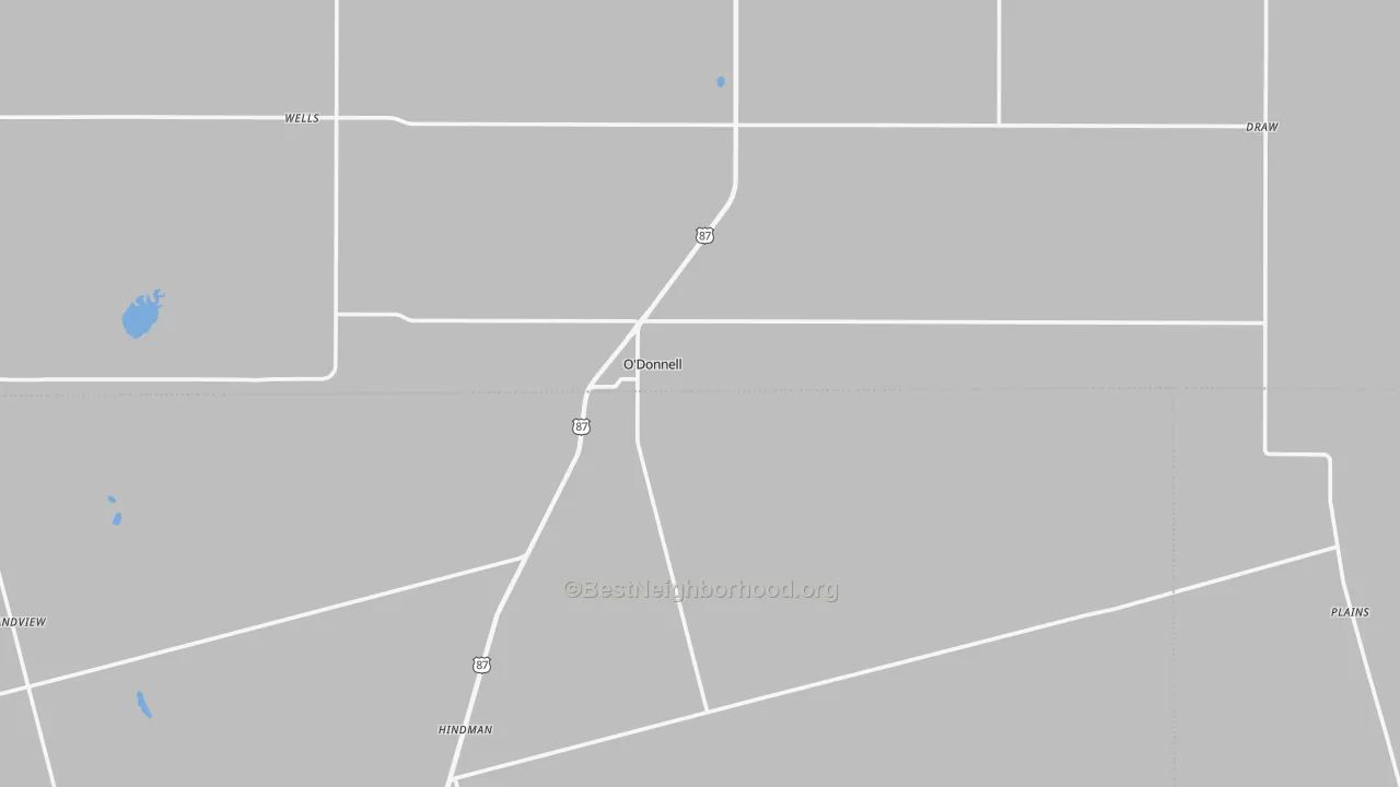 Transit Grade map of 79351, TX