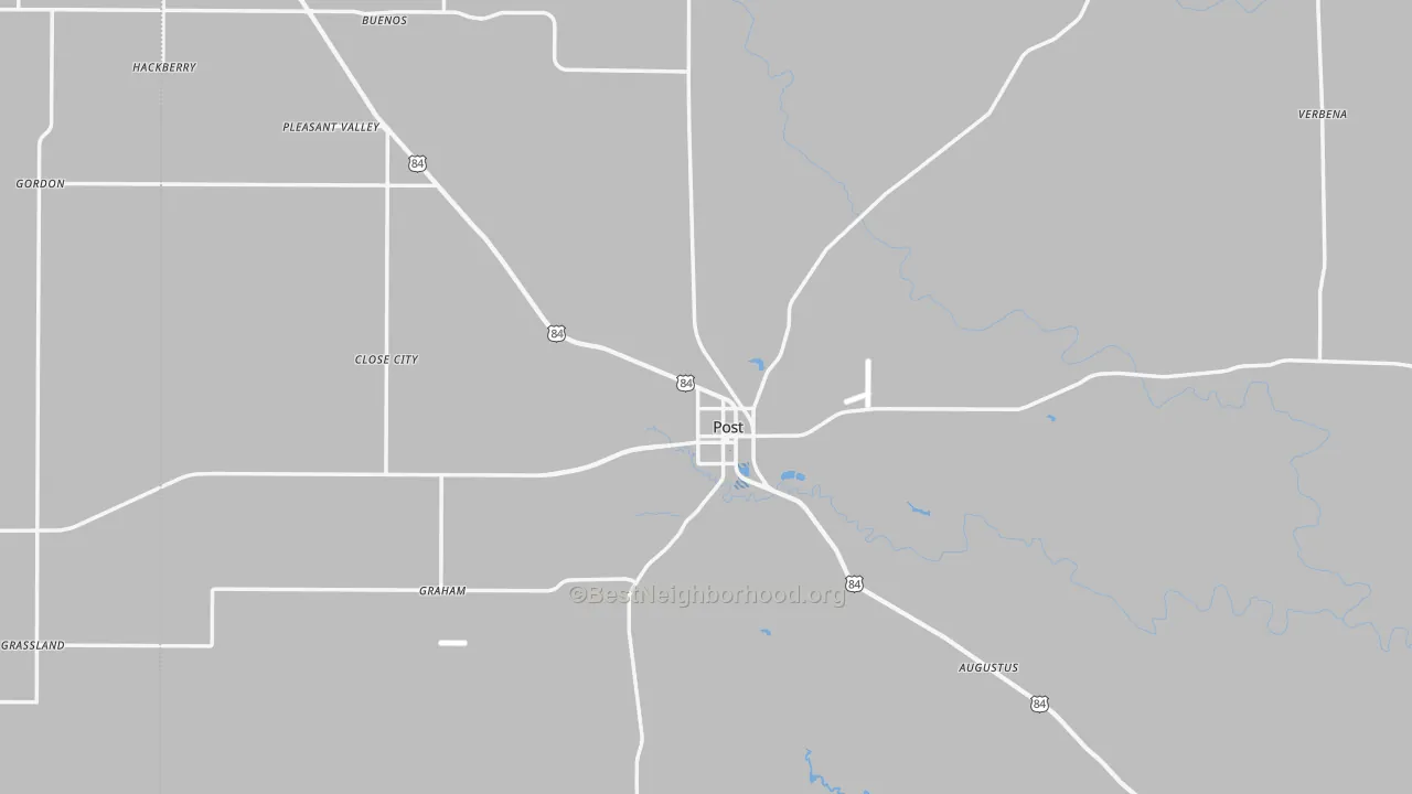 Transit Grade map of 79356, TX