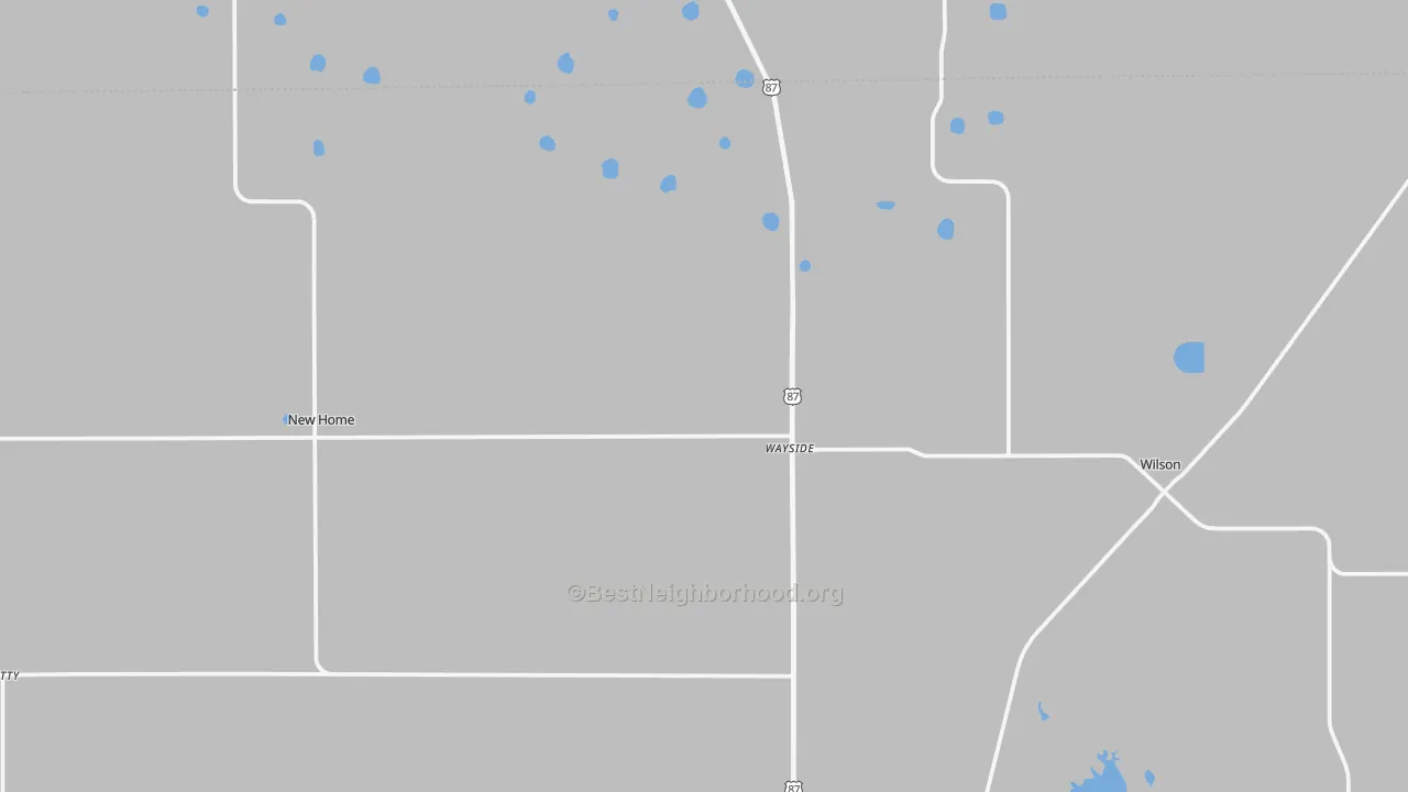 Transit Grade map of 79381, TX
