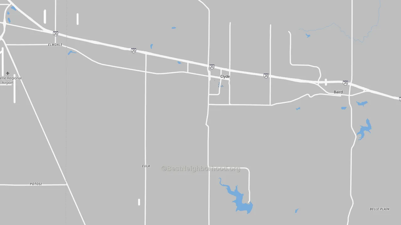 Transit Grade map of 79510, TX