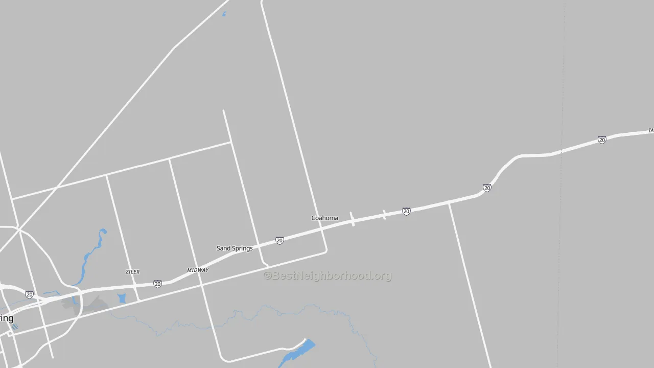 Transit Grade map of 79511, TX