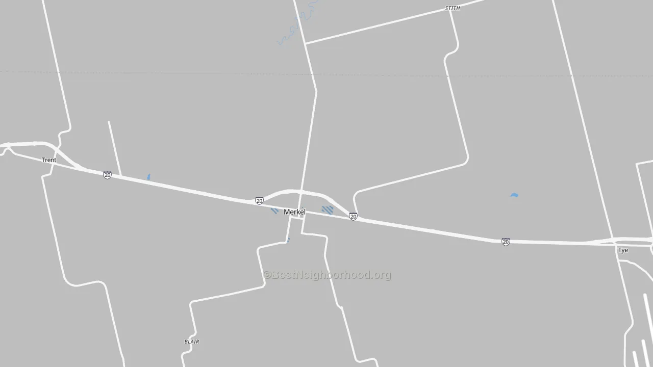 Transit Grade map of 79536, TX