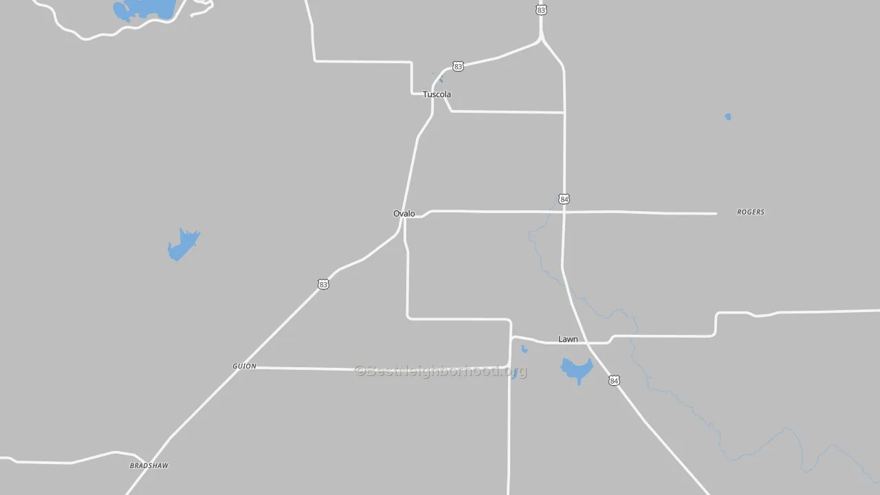 Transit Grade map of 79541, TX