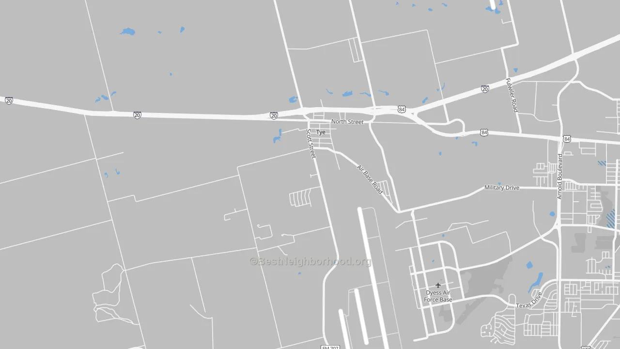 Transit Grade map of 79563, TX