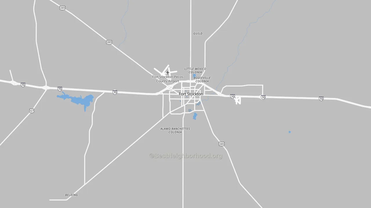 Transit Grade map of 79735, TX